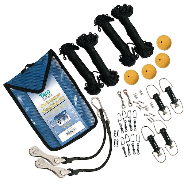 Taco Marine TACO Premium Double Rigging Kit f/2-Rigs on 2-Poles RK-0002PB - main